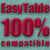 100% EasyTable compatible