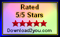 5 Star Rating at Download2You.com