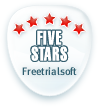5 Star Rating at FreeTrialSoft.com