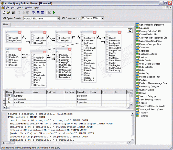 Active Query Builder: Multiple Joins